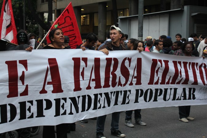 Proteste in Rio (Foto: Julia Jaroschewski)