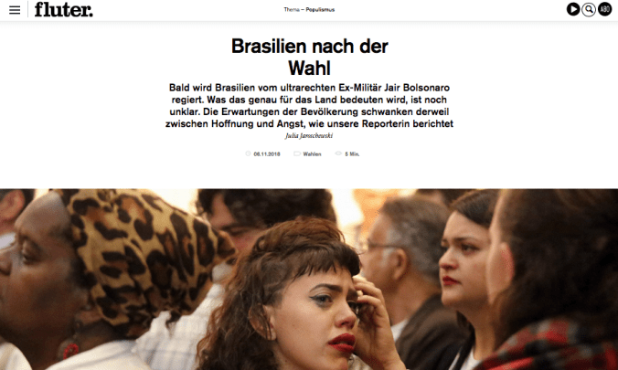 Screenshot fluter.de