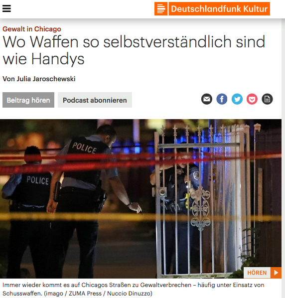 Screenshot: Deutschlandfunk